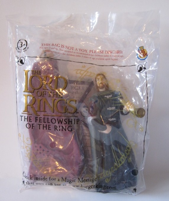 2001 Burger King Lord of the Rings Pippin Figure LOTR NEW AND UNOPENED 